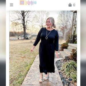 LuLaRoe Classic Black Long Sleeve Dress
